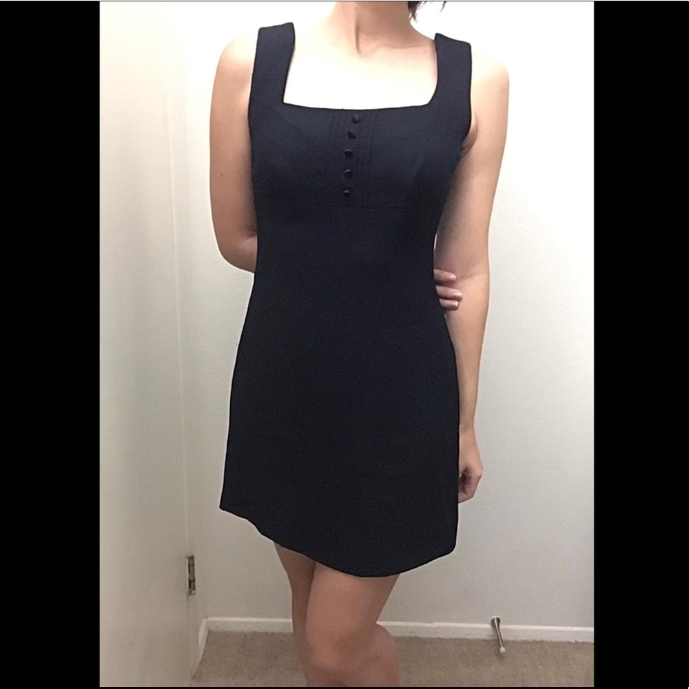 Parallel Navy Dress